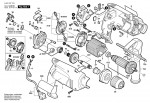 Bosch 0 603 337 703 Psb 500 Re Percussion Drill 230 V / Eu Spare Parts